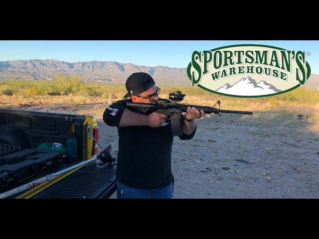 Sportsman's Warehouse Vlog/Shooting Micheal's new AR-15!