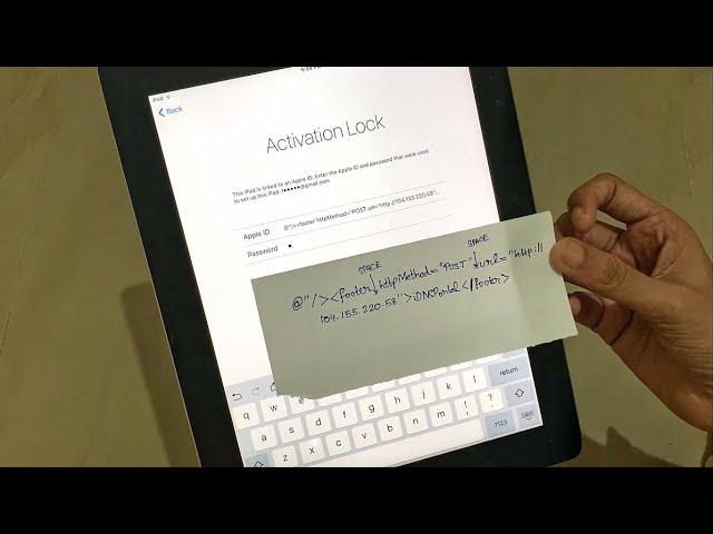 iPad ACTIVATION LOCK REMOVAL WITHOUT PASSWORD | Activation Lock forgot apple id and password