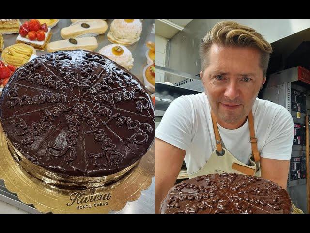 Знаменитый австрийский торт Захер ( Sachertorte ) от Шеф-кондитер Александр Селезнёв Монако / МК