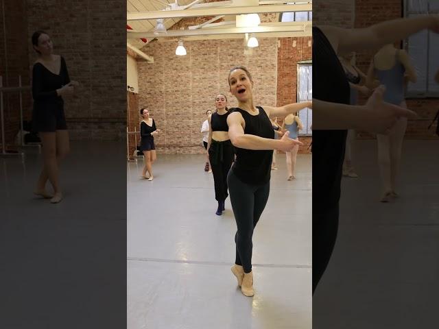 Michelle Thompson Ballet Class at Peridance