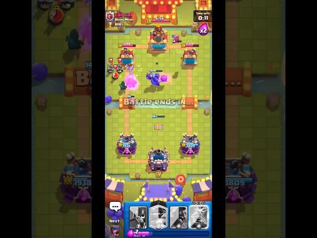 INTENSE BATTLE ️ #cr #clashroyale #clasher