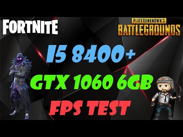 Intel core i5 8400 + GTX 1060 6GB (PUBG, FORTNITE test 1080p) Обзор ZEVS PC13400U