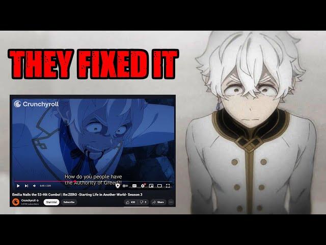 Crunchyroll Fixed a Huge Problem and Acknowledged Their Mistake