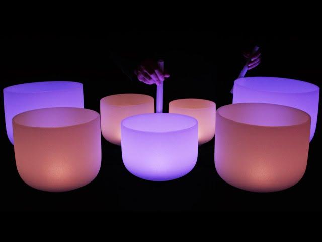 Let Go Of Worry Stress & Anxiety 432Hz Crystal Singing Bowls Healing Sound Bath