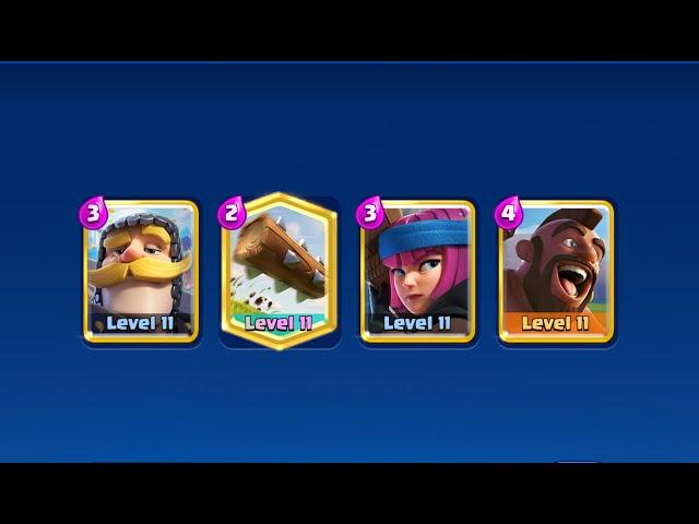 CLASH ROYALE WITH A FOUR CARD DECK!