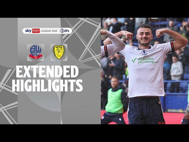 Bolton Wanderers v Burton Albion | EFL League One highlights