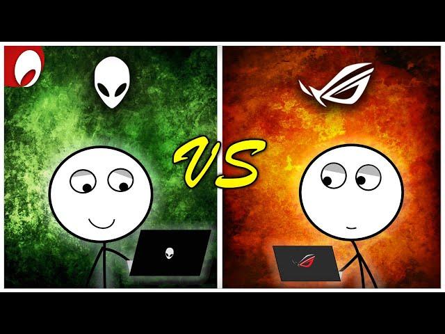 Alienware Gamers vs ASUS ROG Gamers