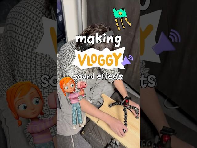 Adley's Vloggy Sound Effects!!  Behind the Scenes at Spacestation Animation..