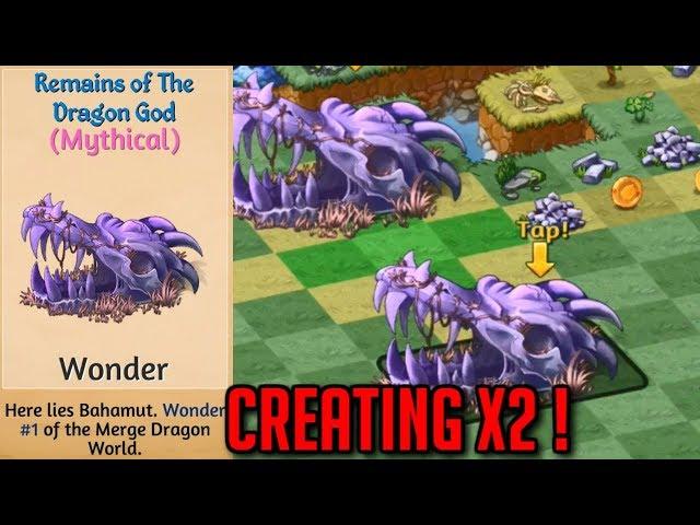 Creating Remains Of The Dragon God Wonder - Level 11 Dragon Trees | Merge Dragons