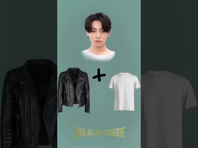 I turned Jungkook BTS  to a Rockstar version  #shorts #jungkook #bts #rockstar