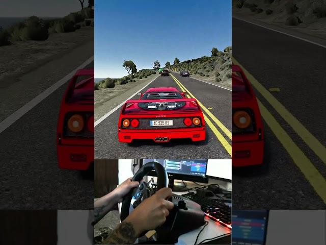 Ferrari F40 l Assetto Corsa #shorts #shortvideo #shortsvideo #assettocorsa #game #gameplay