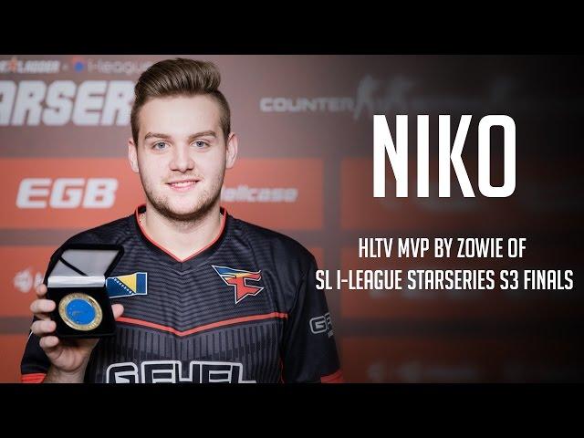 NiKo - HLTV MVP by ZOWIE of SL i-League StarSeries S3 Finals