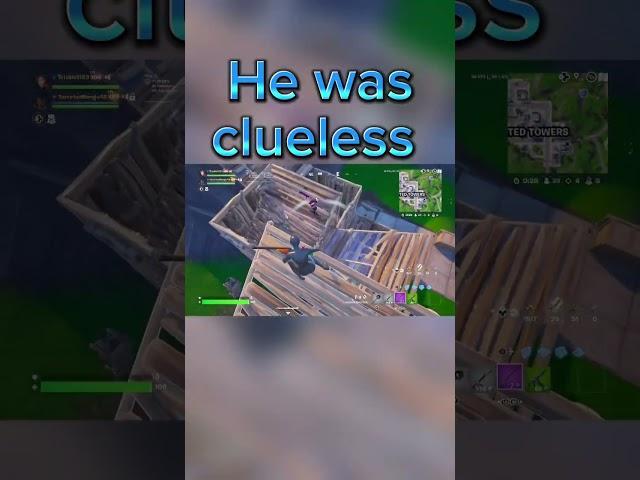 He was clueless #shorts #fortnite #gaming