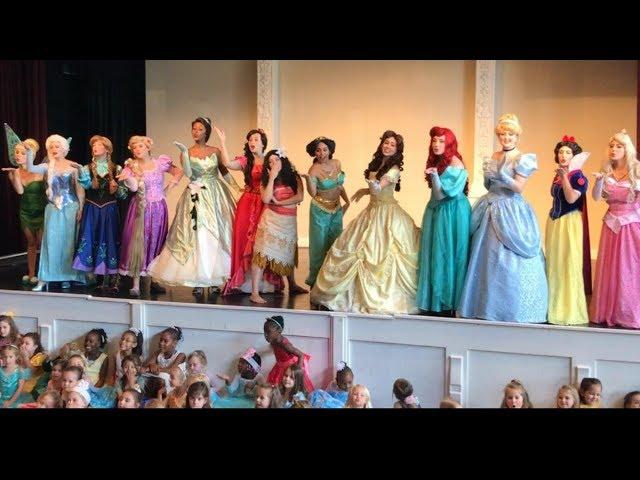 Disney Princess Party Fairytale Ball Elsa Anna Rapunzel Ariel Elena Belle Tiana