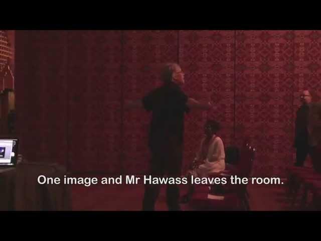 Zahi Hawass Storms out of Debate with Graham Hancock before it Begins