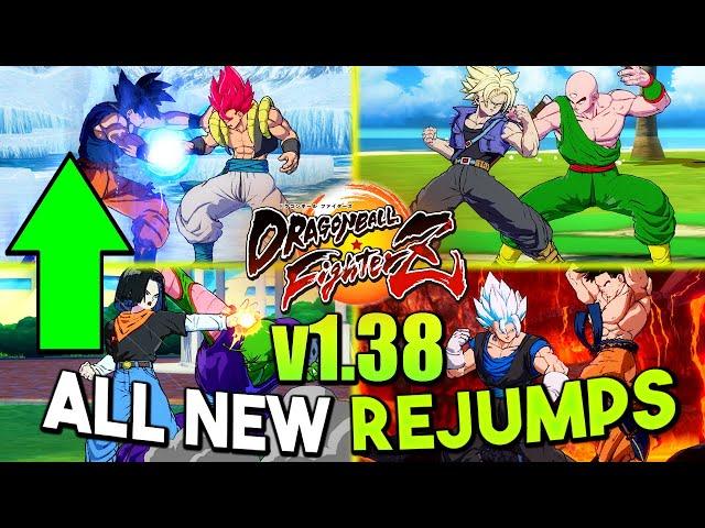 ALL the New Rejumps in the DBFZ PATCH!!