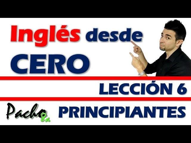 Lección 6 - Verbo to be forma corta afirmativa y negativa en presente | Curso inglés GRATIS