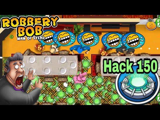 Robbery Bob Hack: Pranking Police VS 150 Teleport Mine Part 3