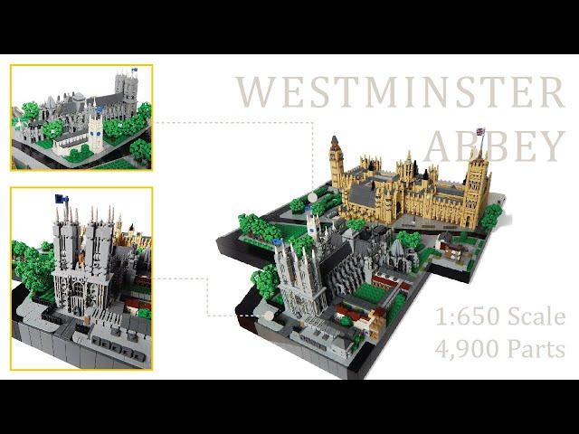 WESTMINSTER ABBEY | Landmark Diorama | 5,000 BRICKS