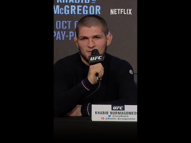 that notorious Conor vs Khabib press conference