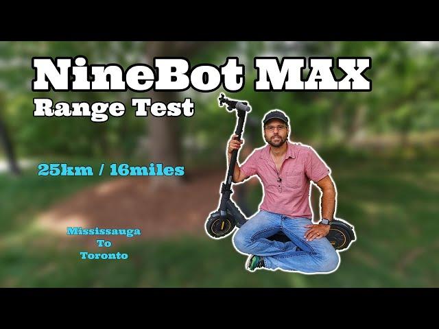 Ninebot MAX G30 - Real Range Test