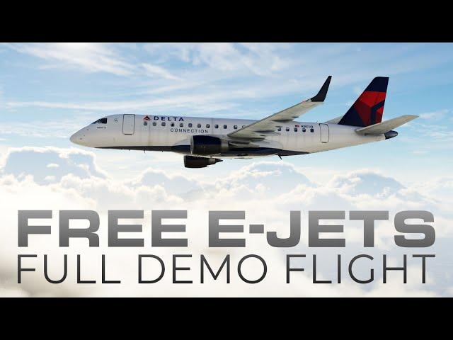 Free E-JETS for X-Plane 12 | Official Demo Flight Tutorial