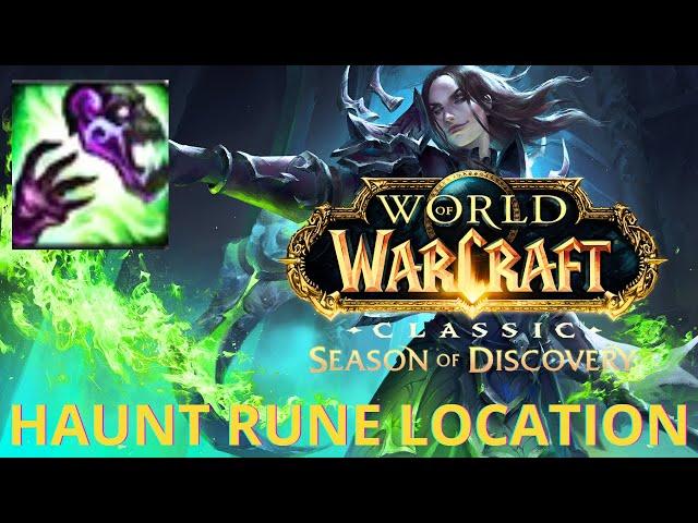 HAUNT RUNE LOCATION (Elwynn Forest) | WoW Season of Discovery