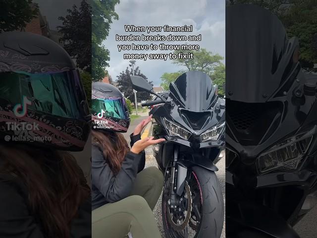 Right?!  #motogirl #bikergirl #bikerhelmet #motorcyclegear