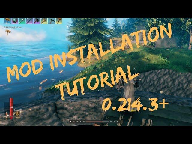 Valheim(0.214.3) mod install tutorial using r2modman