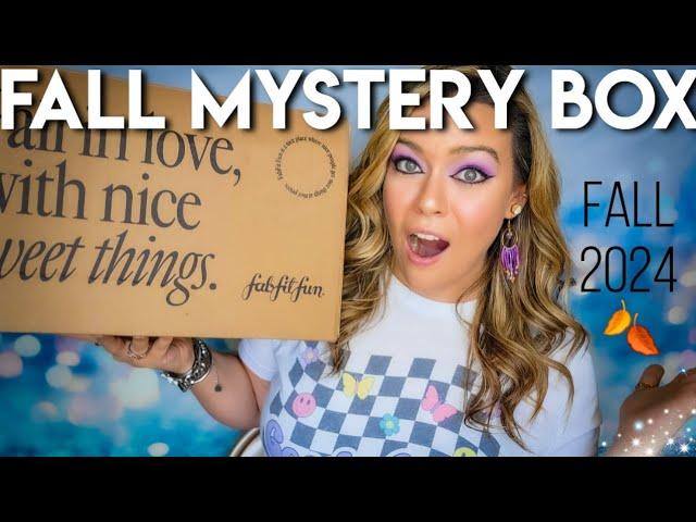 FabFitFun Fall 2024 MYSTERY BOX Unboxing + Coupon Code | ADD ON MYSTERY BOX