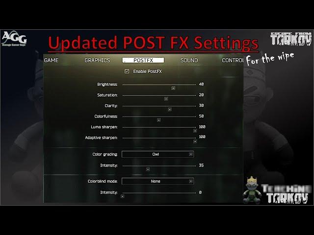 Updated Post FX for the New Wipe - Teaching Tarkov [Escape from Tarkov]