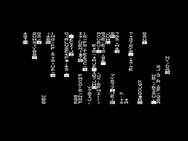 Digital Rain on the (ZX81) Minstrel 3 - A little faster