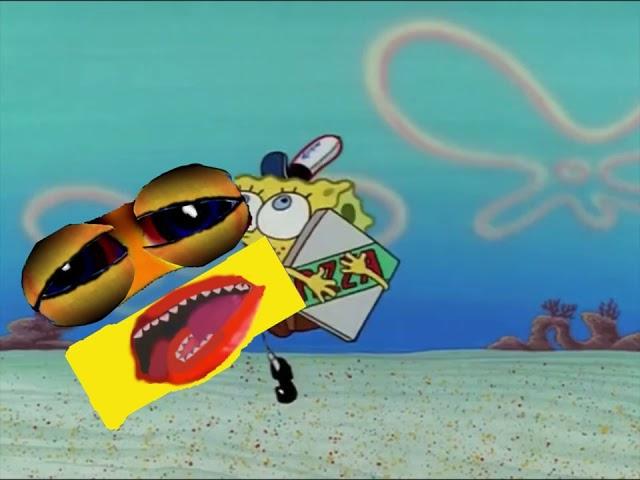 Splaat.exe Trying to get a pizza from SpongeBob (Splaat.exe kills SpongeBob)