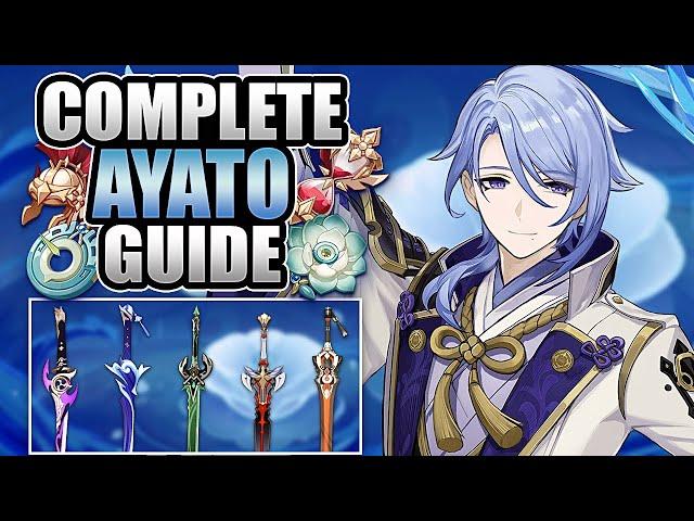 AYATO - COMPLETE GUIDE - Optimal Builds, Weapons, Artifacts & Teams | Genshin Impact