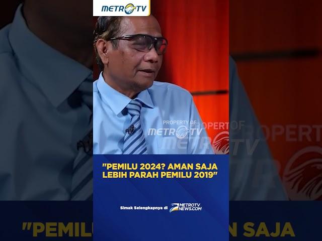Soal Keamanan Pemilu 2024, "Lebih Parah 2024" #shorts