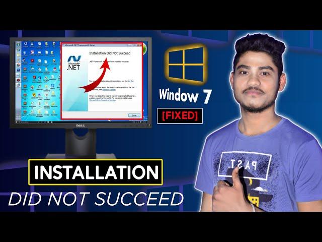 [Solved] installation did not succeed .net framework windows 7,10 |Microsoft  Dot Net Installed 2022