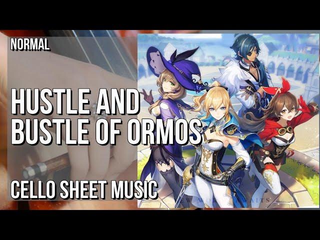 Cello Sheet Music: How to play Hustle and Bustle of Ormos (Genshin Impact) by Yu Peng Chen