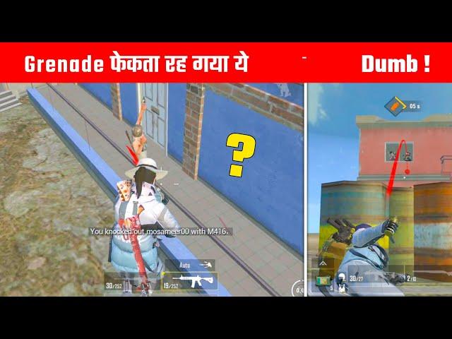 Dumbest way to Cook a frag Grenade in Pubg lite | Gameplay By - Gamo Boy