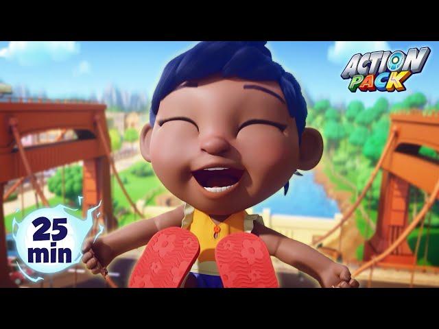 Sky’s Powers Go CRAZY!  Can Clay Save Hope Springs? | Action Pack | Adventure Cartoon for Kids