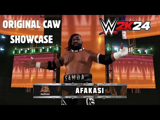 WWE2K24 CAW Showcase ||| AFAKASI