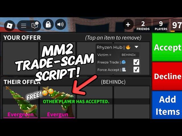 [BEST! ] MM2 TRADE-SCAM SCRIPT! (PASTEBIN) | WORKING | MURDER MYSTERY 2 | 2025 