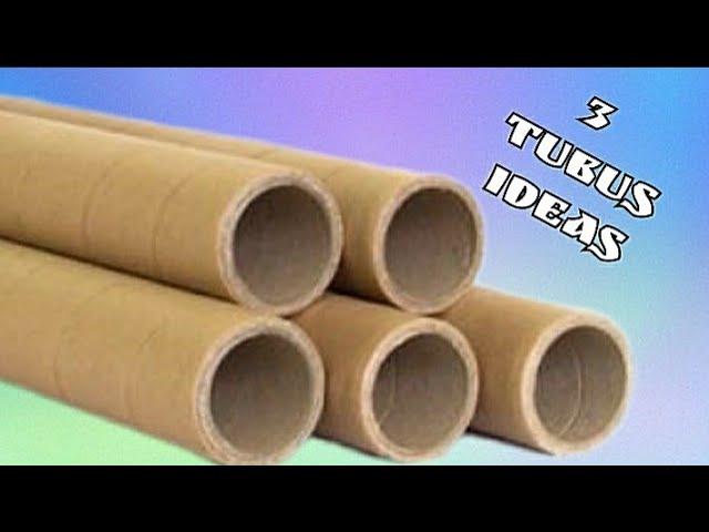 3 красивых ИДЕИ для дома из тубуса // beautiful cardboard ideas