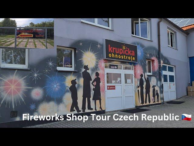 Fireworks Shop Tour Czech Republic  (Krupiča Ohňostojé - Zábravní Pyrotecnika)