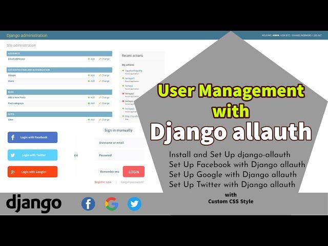 Social Authentication with Django allauth