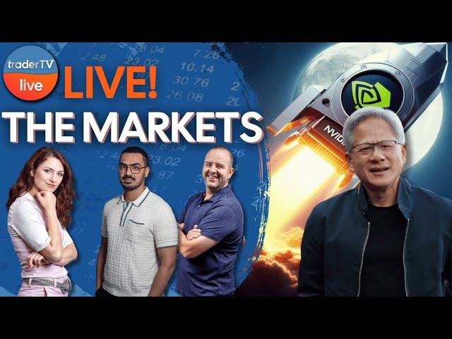 All Eyes on $NVDA Earnings Tonight  FOMC Minutes Ahead  | Live Trading May 28