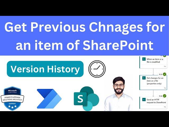 Get Pervious Value (Version History) from SharePoint List Item Power Automate