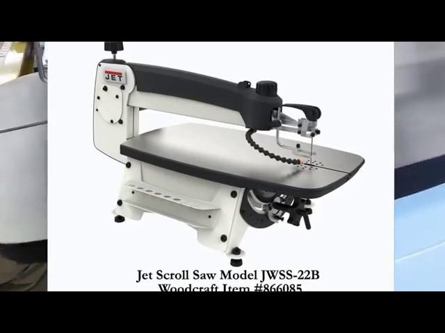 The JET Scroll Saw JWSS 22B with Kelly Jones   YouTube