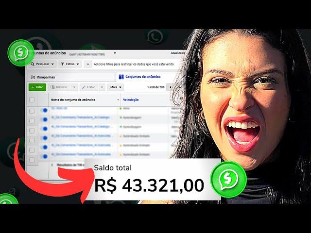 APRENDA Como ANUNCIAR no WHATSAPP e vender 40k POR MÊS [FACE ADS]