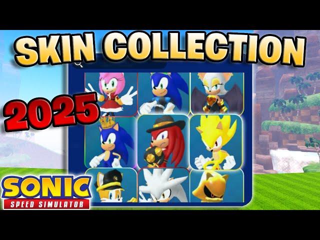 All Of My Sonic Speed Simulator CHARACTERS! (2025)