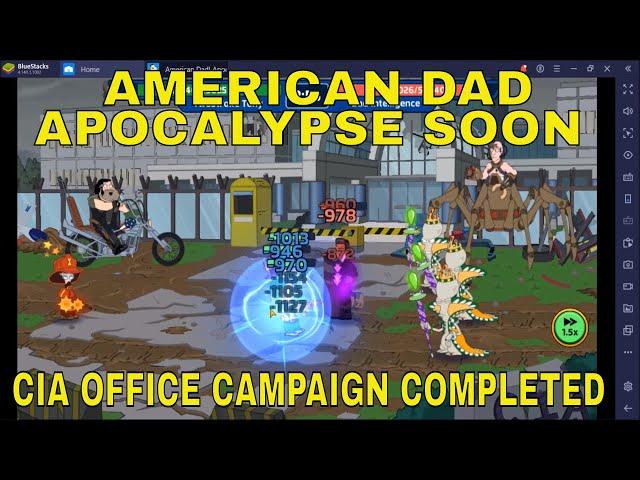 CIA OFFICE CAMPAIGN COMPLETED - AMERICAN DAD APOCALYPSE SOON ANDROID GAMEPLAY